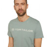 Футболка printed crewneck logo t-shirt 1030527XX1012960 Tom Tailor L Сірий 1030527XX1012960
