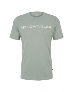 Футболка printed crewneck logo t-shirt 1030527XX1012960 Tom Tailor L Сірий 1030527XX1012960