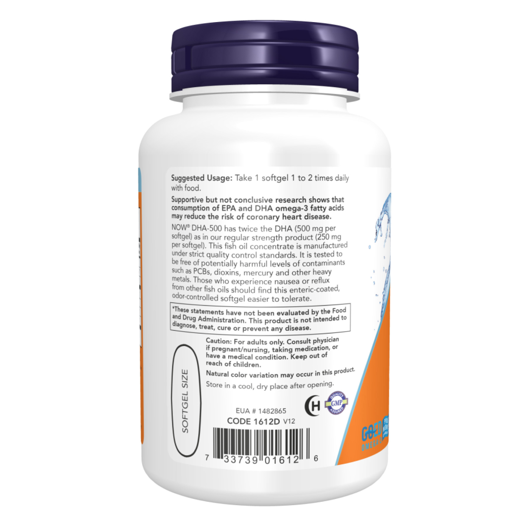 Порошок DHA 500mg - 180 sgels 2022-10-2585