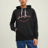 Худі JJSTAMP SWEAT HOOD 12211551-Black Jack&Jones L Чорний 12211551-Black