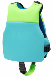 Жилетка для плавання Aqua Speed Safe Splash 61122 бірюзовий, салатовий, синій Діт 15-19 кг 626-02