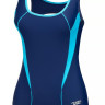 Купальник закритий для жінок Aqua Speed KATE 61574 темно-синій, бірюзовий Жін 36 413-24