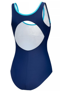 Купальник закритий для жінок Aqua Speed KATE 61574 темно-синій, бірюзовий Жін 36 413-24
