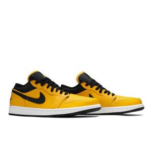 Кросівки JORDAN 1 LOW YELLOW BLACK 553558-700