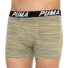Труси-боксери Puma SPACEDYE STRIPE BOXER 2P сірий, жовтий Чол M 501002001-020