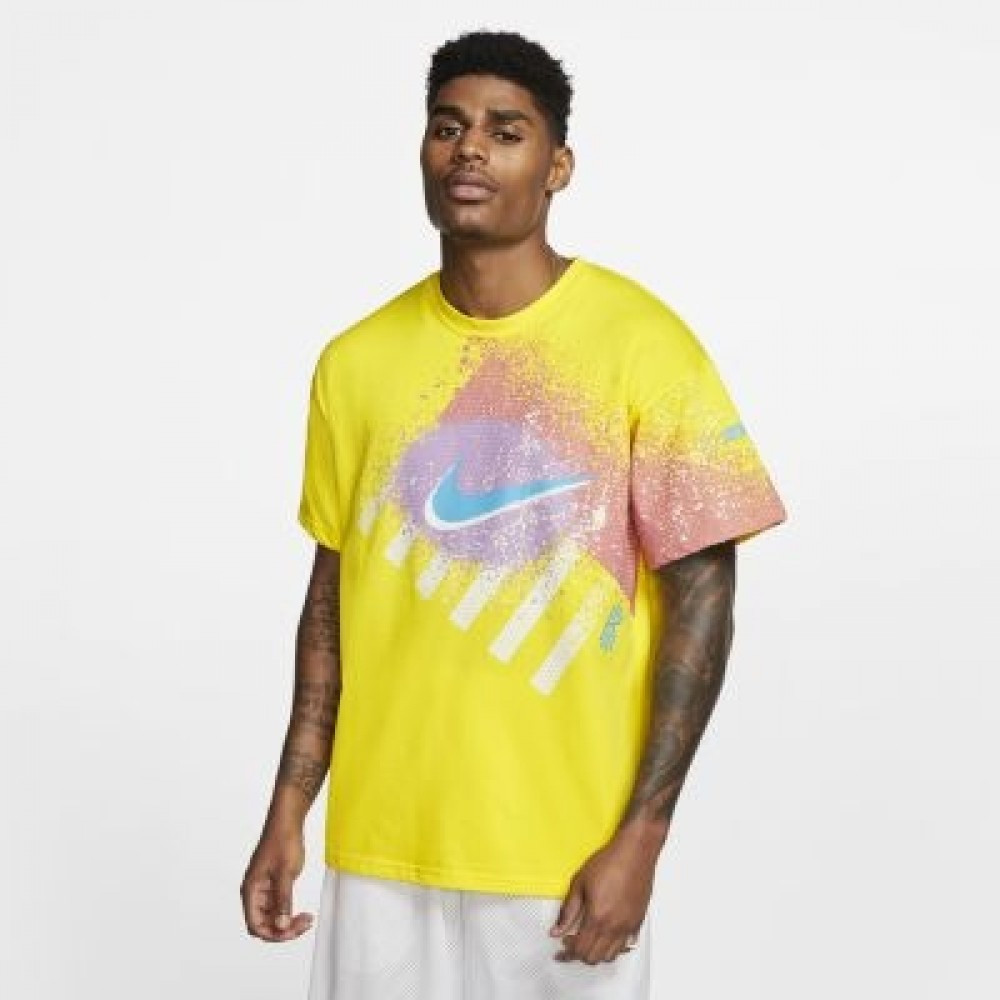 Футболка Nike yellow Kyrie CZ8994-731