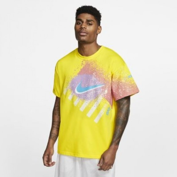 Футболка Nike yellow Kyrie CZ8994-731