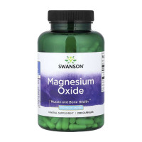 Капсули Swanson Magnesium Oxide 200 mg - 250 caps 2023-10-6873