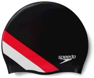 Шапочка для плавання Speedo REV MOUD SILC CAP AU чорний, червоний Діт OSFM 8-0933714662