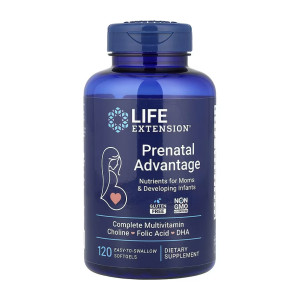 Софт гелеві капсули Life Extension Prenatal Advantage - 120 easy-to-swallow softgels 2023-10-4698