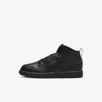 Кросівки дитячі Air Jordan 1 Mid (Ps) Black 640734-093