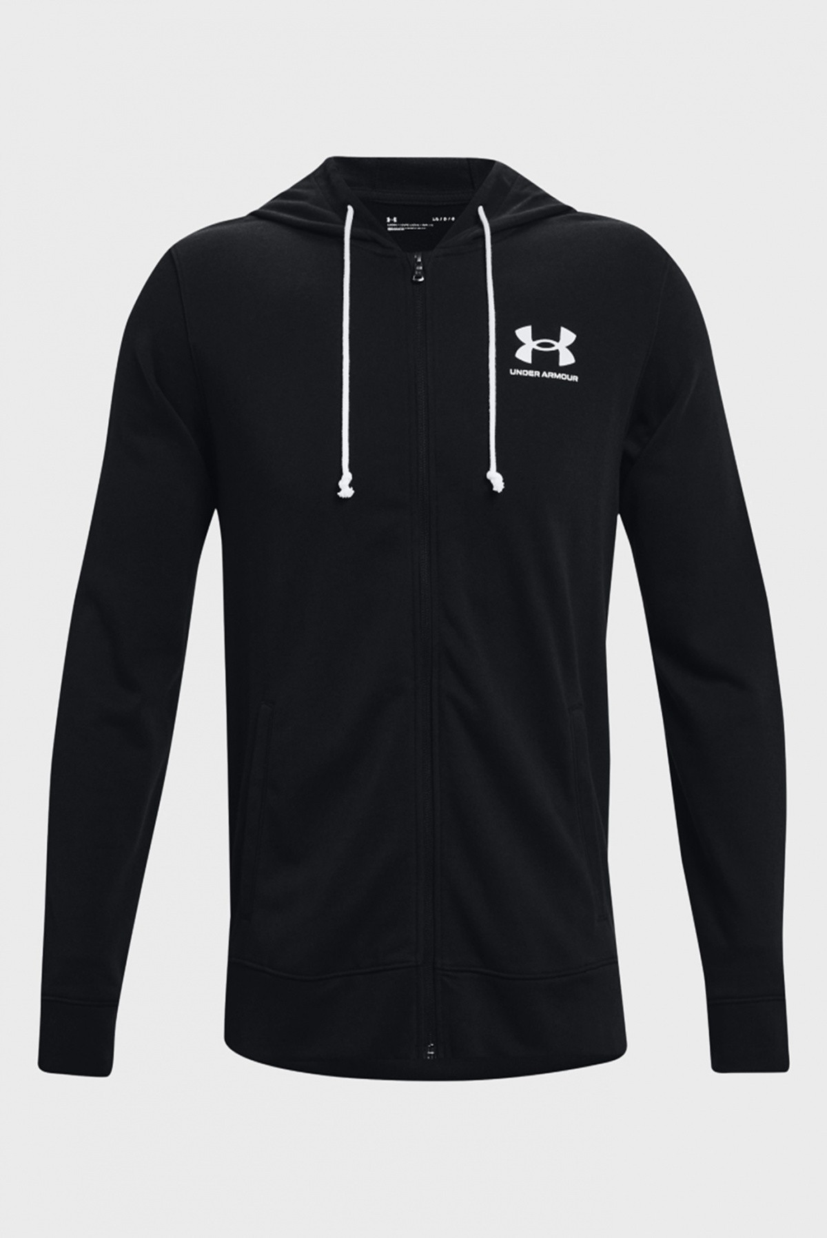 Толстовка UA Rival Terry LC FZ 1370409-001 Under Armour L Чорний 1370409-001