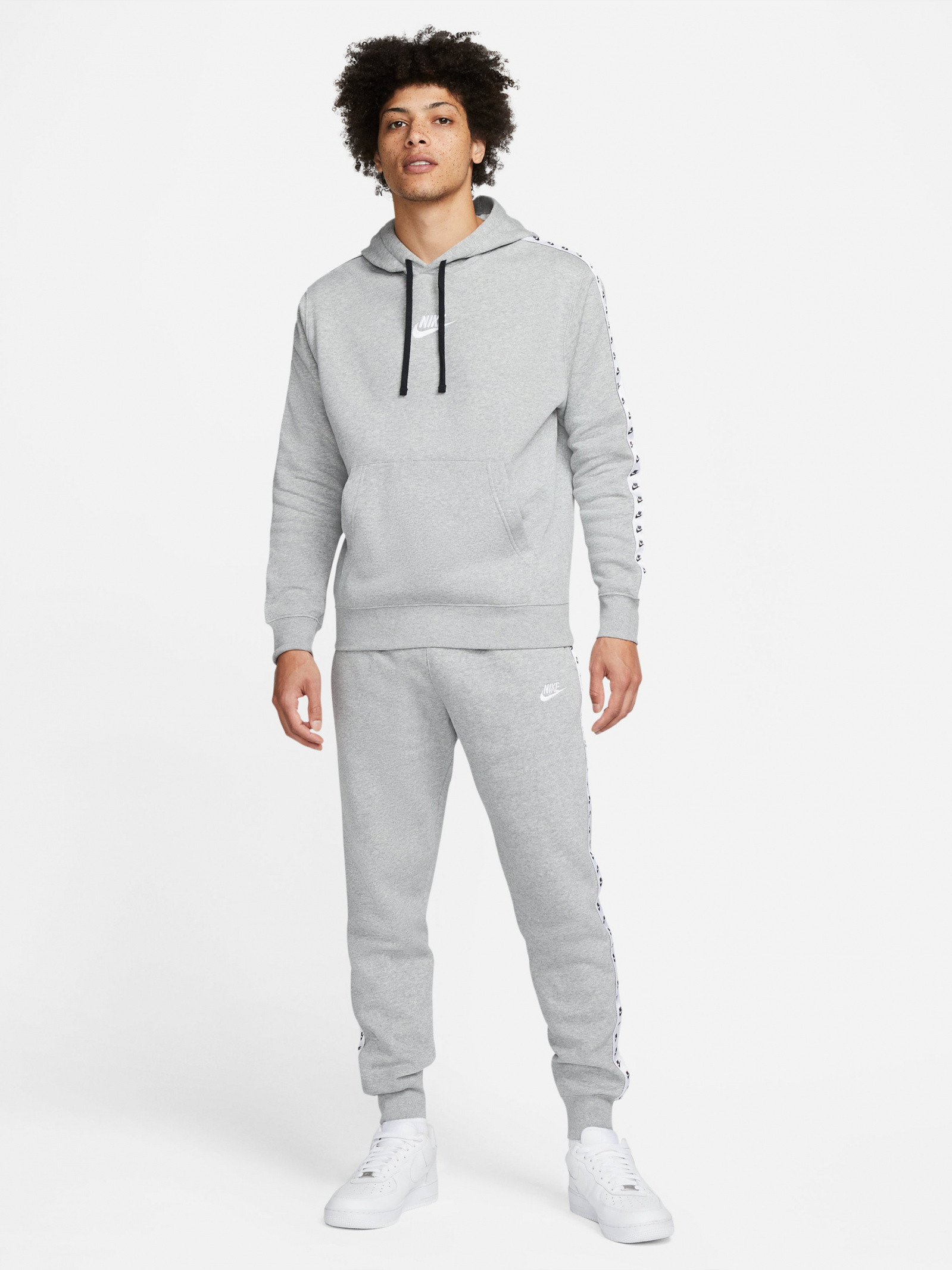Костюм спортивний Nike Essential Hooded Tracksuit Flc grey DM6838-063_DM6838-063