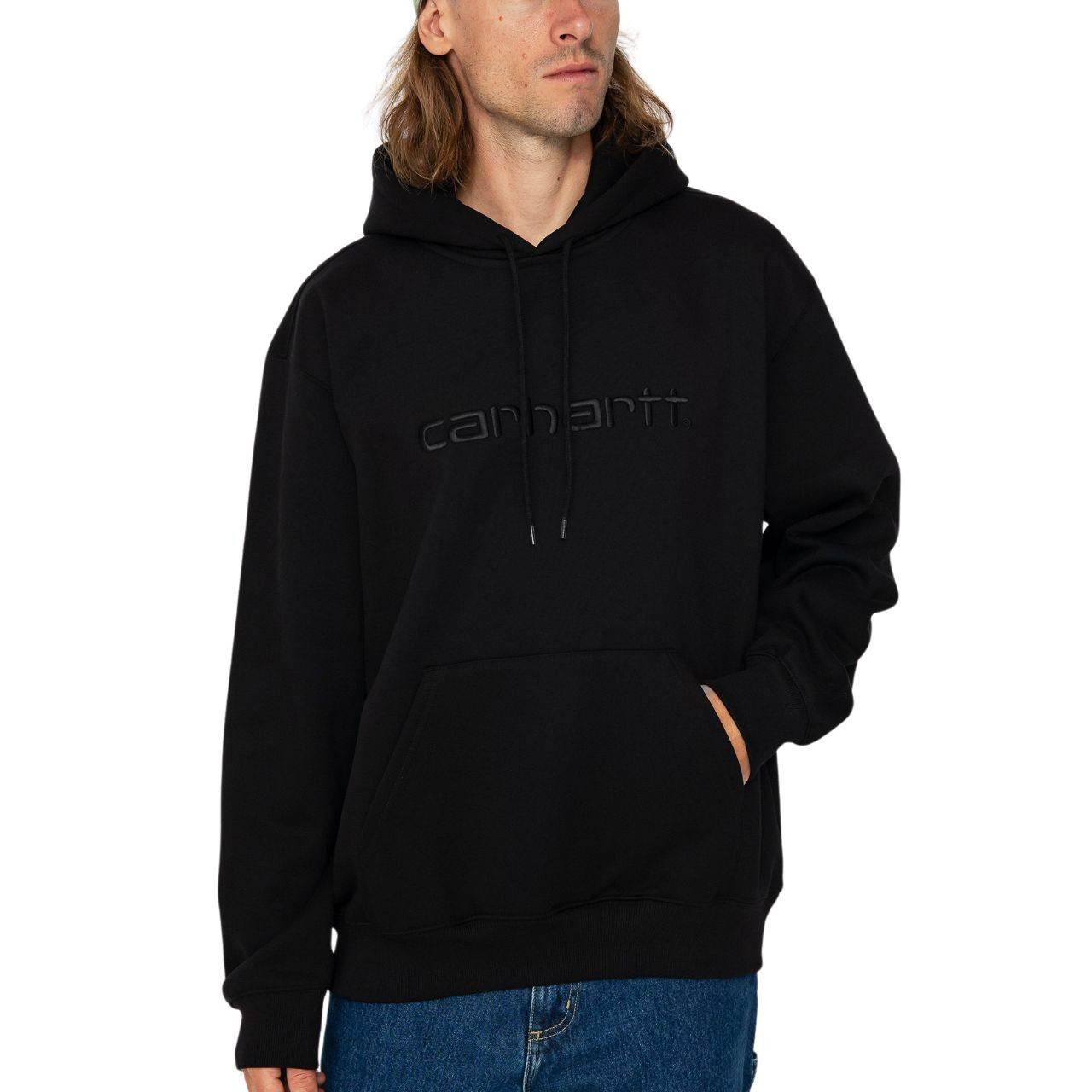 Толстовка Carhartt Hooded Sweat I030547 Black / Black