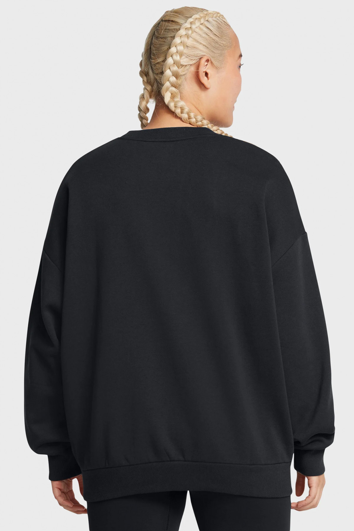 Світшот UA Rival Fleece OS Crew 1386463-001 Under Armour XS Чорний 1386463-001