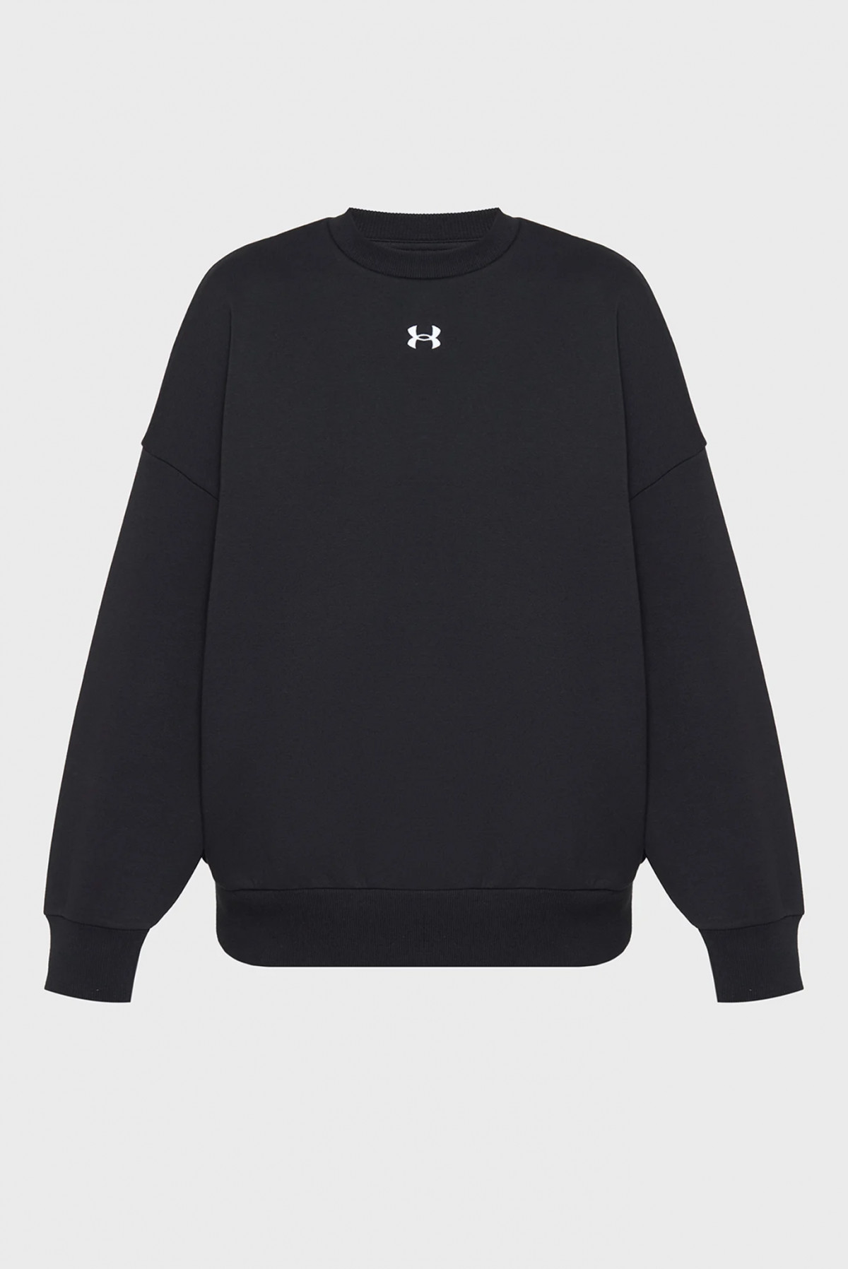 Світшот UA Rival Fleece OS Crew 1386463-001 Under Armour XS Чорний 1386463-001