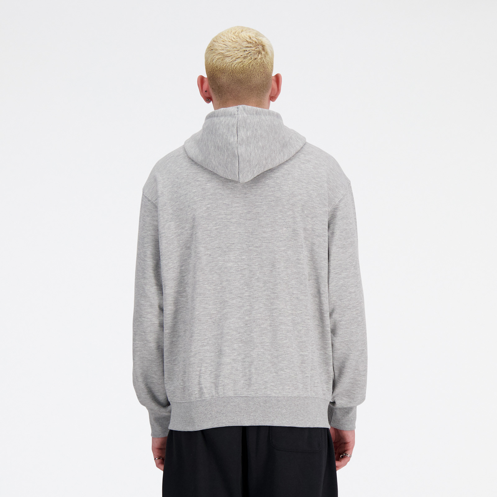 Толстовка чоловіча New Balance Sport Essentials Full Zip Grey MJ41502AG L MJ41502AG