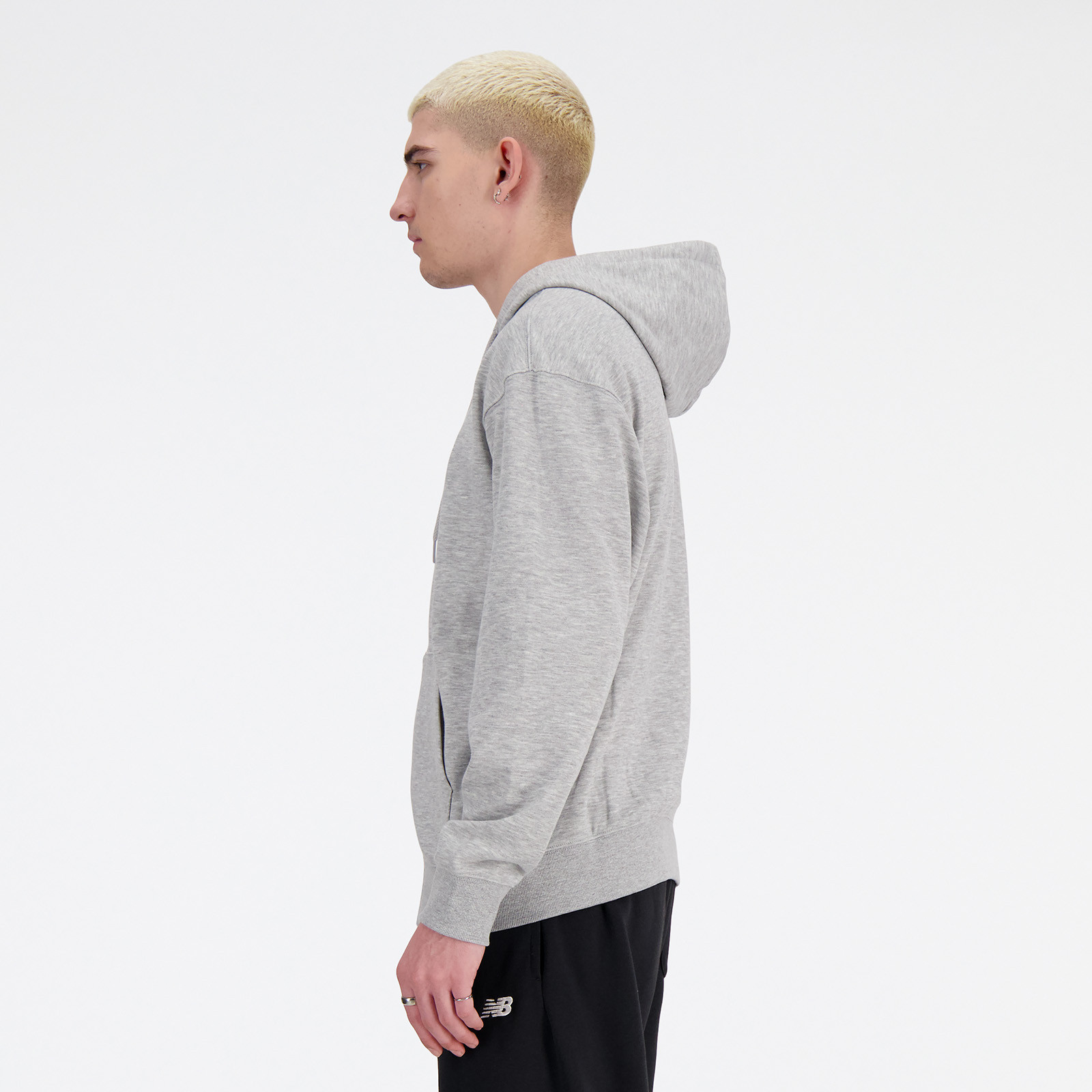 Толстовка чоловіча New Balance Sport Essentials Full Zip Grey MJ41502AG L MJ41502AG