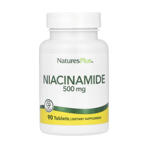 Таблетки Nature's Plus Niacinamide 500 mg - 90 tabs 2023-10-5220