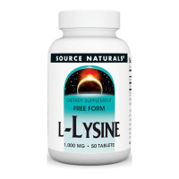 Таблетки Source Naturals L-Lysine 1000mg - 50 tabs 2023-10-4606