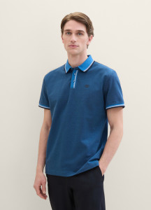 Поло POLO WITH DETAILED COLLAR 1040822ХХ22843 Tom Tailor L Синій 1040822ХХ22843