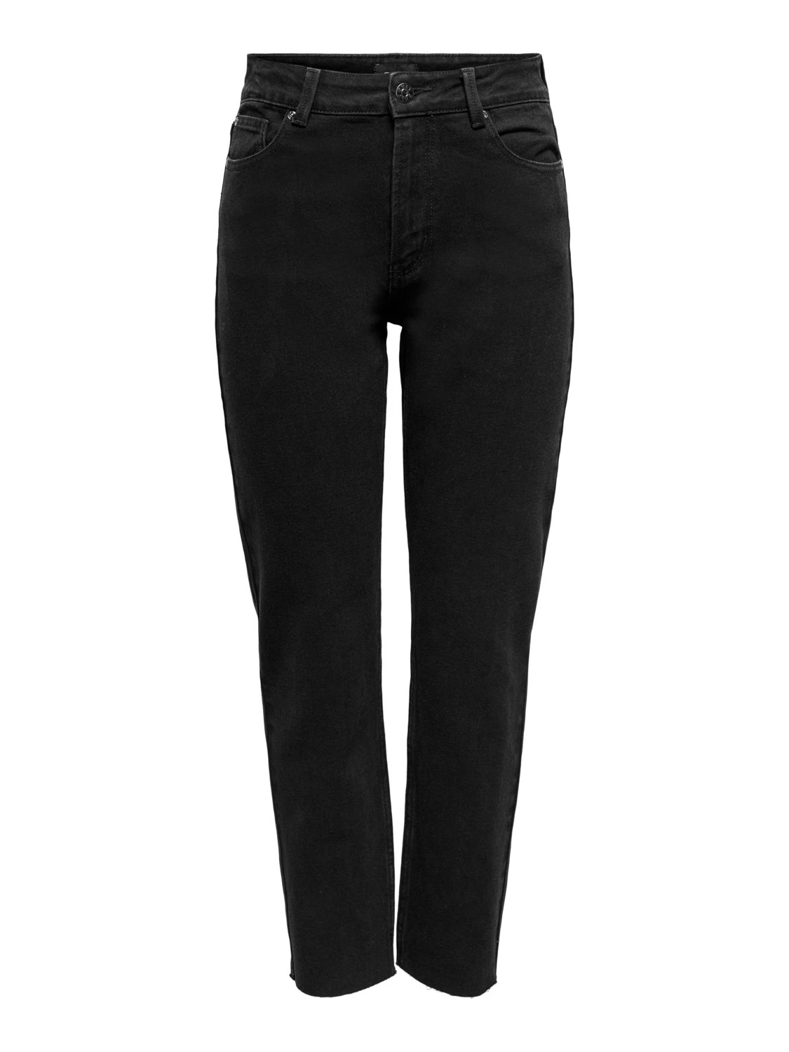 Джинси ONLEMILY HW STR CRP ANK RAW MAE034 NOOS 15219264-Black Denim ONLY 26/32 Чорний 15219264-Black Denim