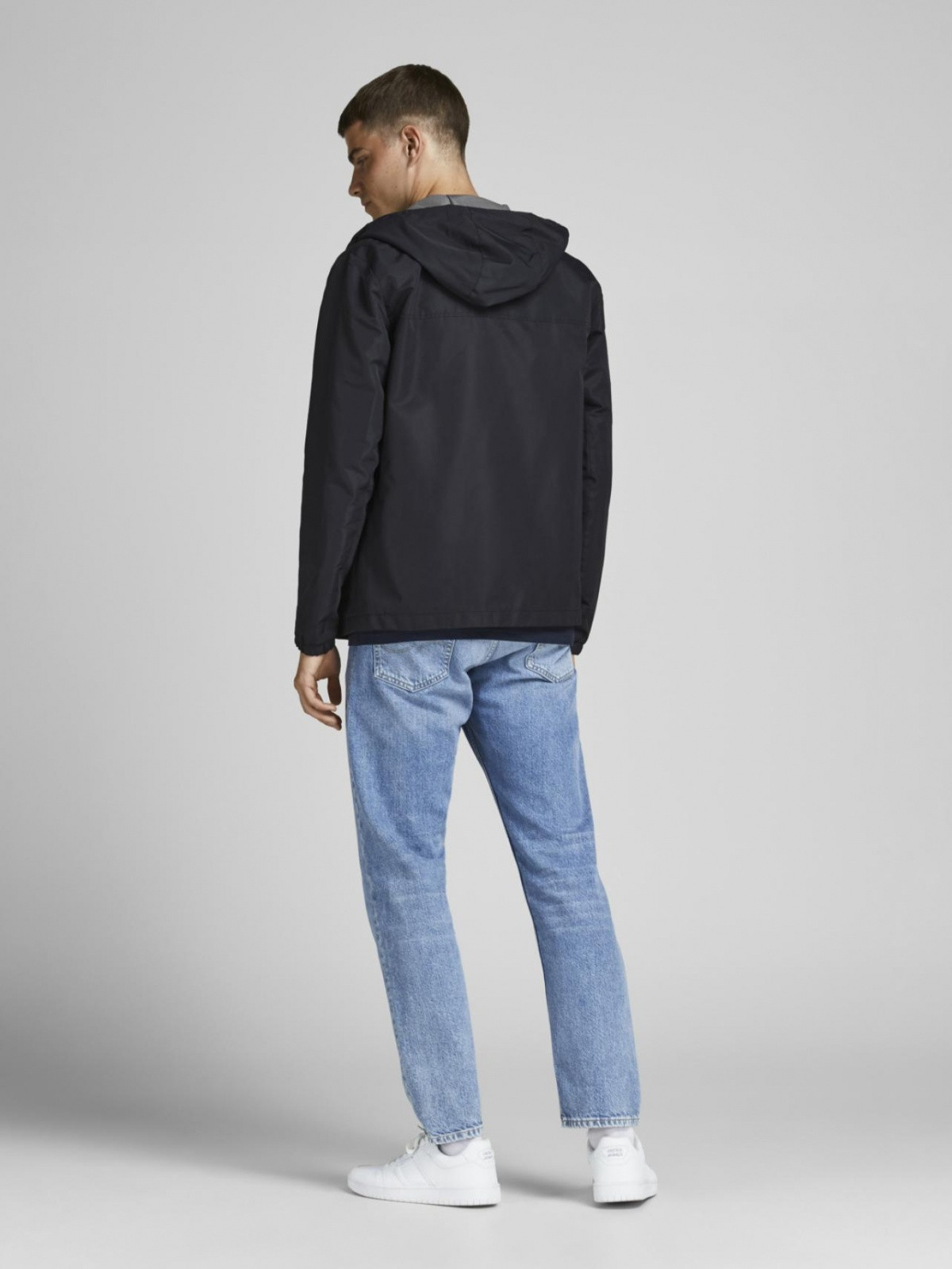 Куртка JORSWIRL JACKET 12192737-Black Navy Jack&Jones S Чорний 12192737-Black Navy