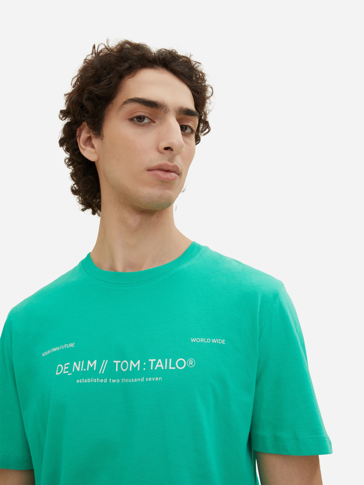 Футболка 1035581-31040 Tom Tailor L Зелений 1035581-31040