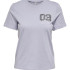 Футболка ONLKITA REG S/S COLLEGE TOP BOX JRS 15249486-Cosmic Sky-Print:3 ONLY L Бузковий 15249486-Cosmic Sky-Print
