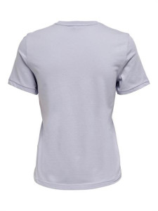 Футболка ONLKITA REG S/S COLLEGE TOP BOX JRS 15249486-Cosmic Sky-Print:3 ONLY L Бузковий 15249486-COSMIC SKY-PRINT