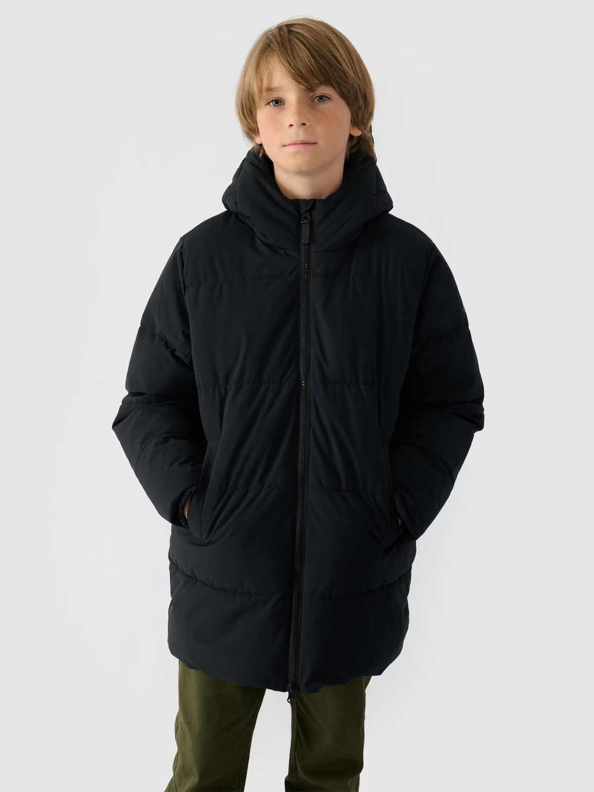 Куртка дитяча Down Jacket M464 4FJWAW24TDJAM464-20S 4F 128 Чорний 4FJWAW24TDJAM464-20S