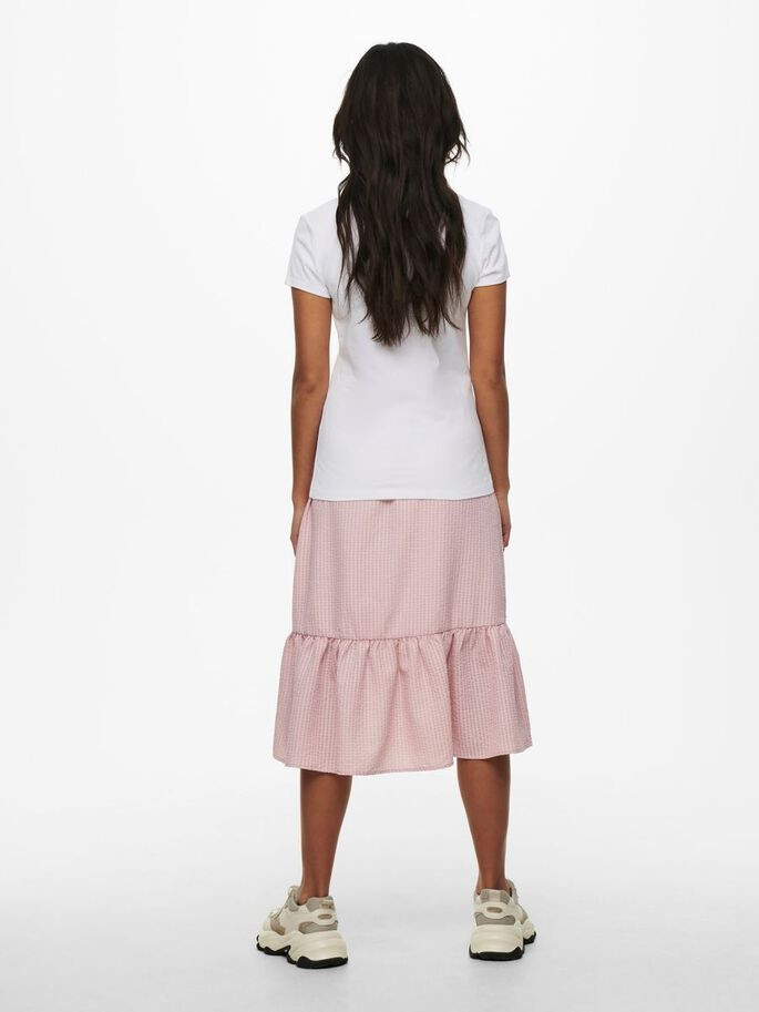 Футболка ONLLOVE LIFE FIT S/S TOP BOX JRS 15226018 White HALF ONLY S Білий 15226018WhiteHALF
