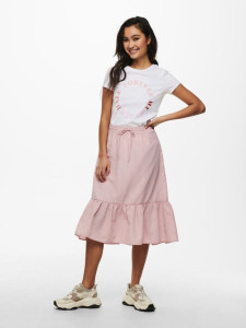 Футболка ONLLOVE LIFE FIT S/S TOP BOX JRS 15226018 White HALF ONLY S Білий 15226018WHITEHALF