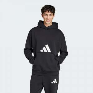 Худі M FI 3BAR HD JI8769 Adidas L Чорний JI8769