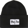 Шапка Wide Cuff Patch Knit 12033078N0H-BLK New Era o/s (Б/р) Чорний 12033078N0H-BLK
