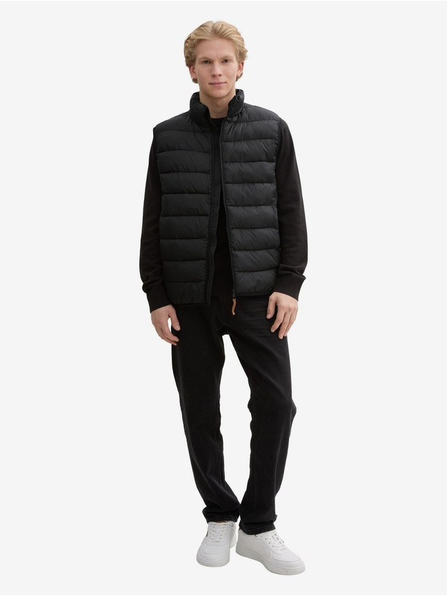 Безрукавка Men's open vest 1043826-29999 Tom Tailor L Чорний 1043826-29999