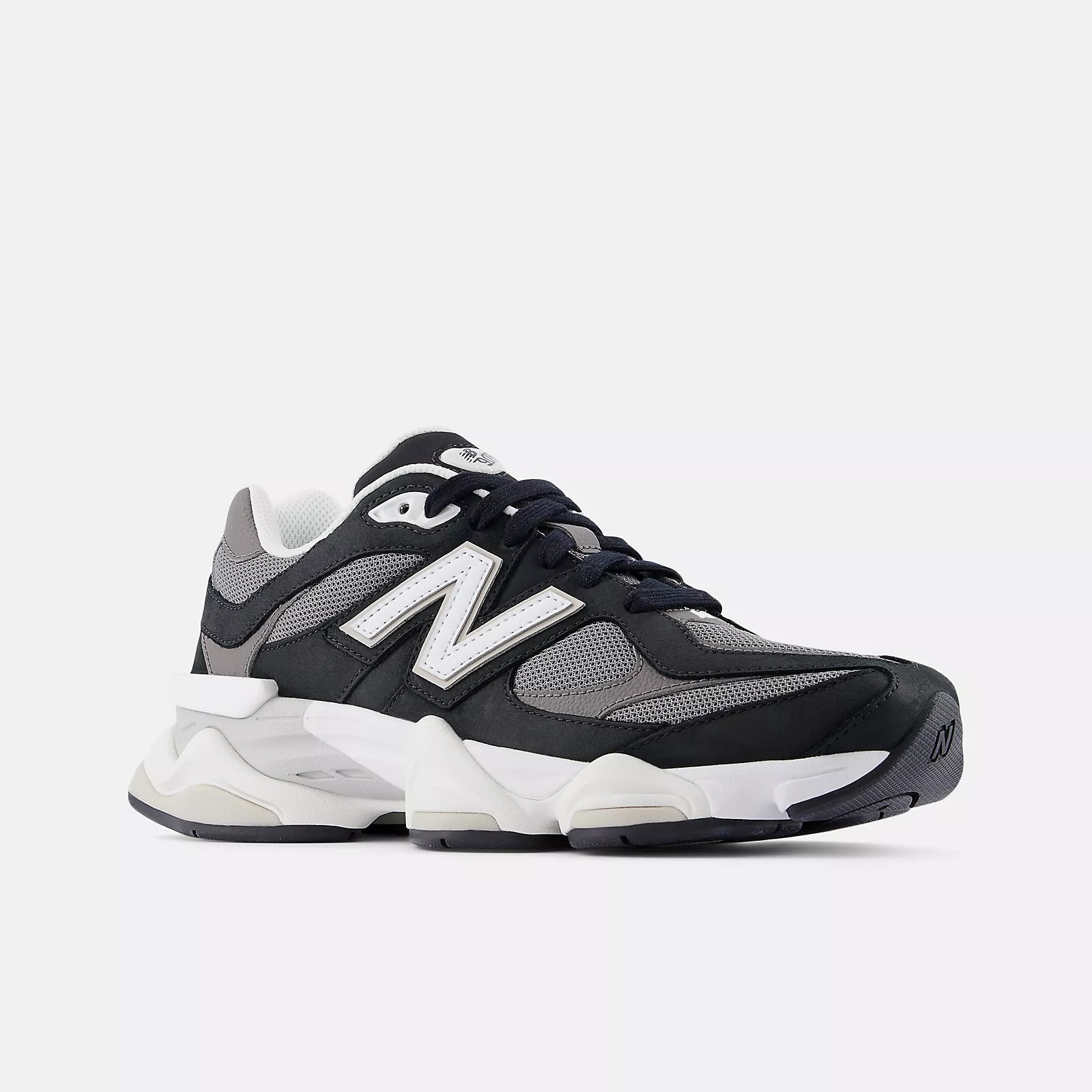 Кросівки унісекс New Balance 9060 U9060510 весна-осінь текстиль замша чорно-сірі U9060510