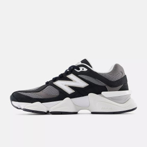 Кросівки унісекс New Balance 9060 U9060510 весна-осінь текстиль замша чорно-сірі U9060510