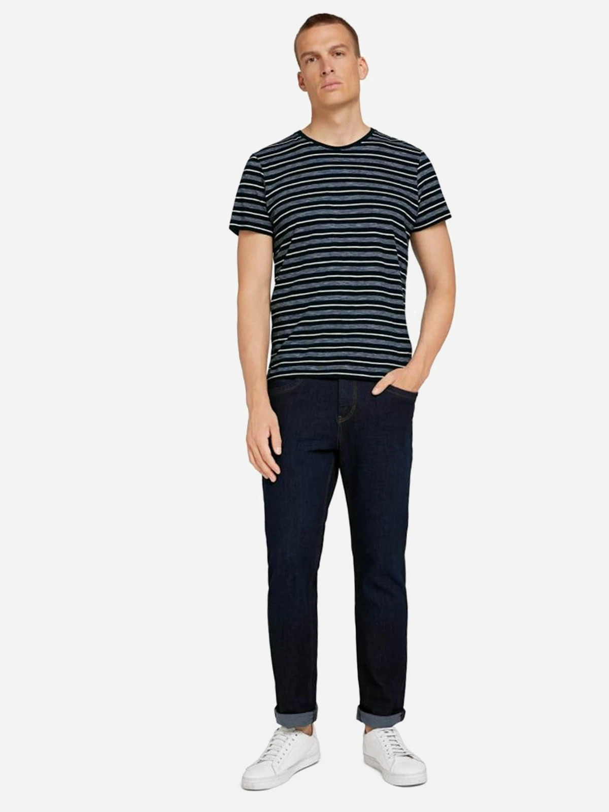 Джинси Josh regular slim jeans 1024148-10138 Tom Tailor 30/32 Темно-синій 1024148-10138