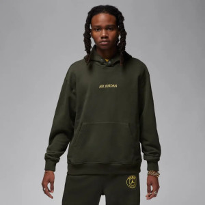 Худі чоловіче Air Jordan X Psg Fleece Pull-Over Hoodie Olive FN5324-355