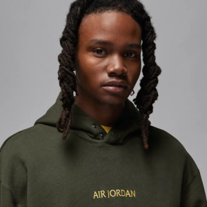 Худі чоловіче Air Jordan X Psg Fleece Pull-Over Hoodie Olive FN5324-355