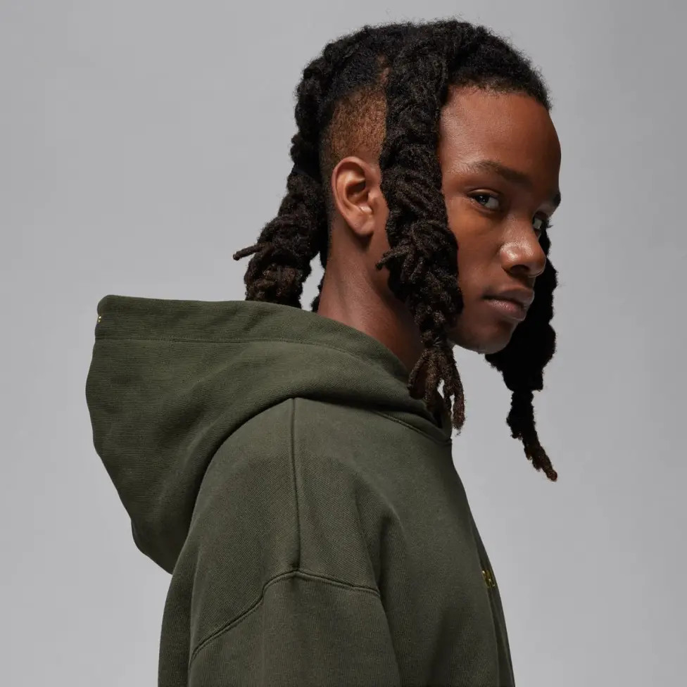 Худі чоловіче Air Jordan X Psg Fleece Pull-Over Hoodie Olive FN5324-355