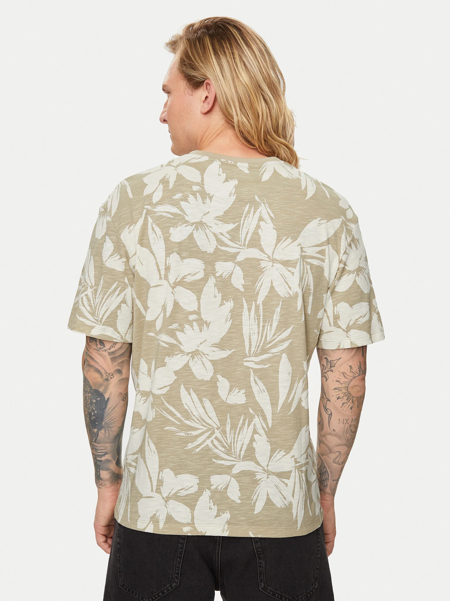 Футболка Jack & Jones JJEJEFF AOP TEE SS SN 12249329-Crockery