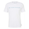 Футболка printed crewneck logo t-shirt 1030527XX1020000 Tom Tailor L Білий 1030527XX1020000
