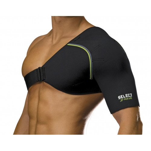 Бандаж для плеча SELECT 6500 Shoulder support (228) чорн/зел 565000
