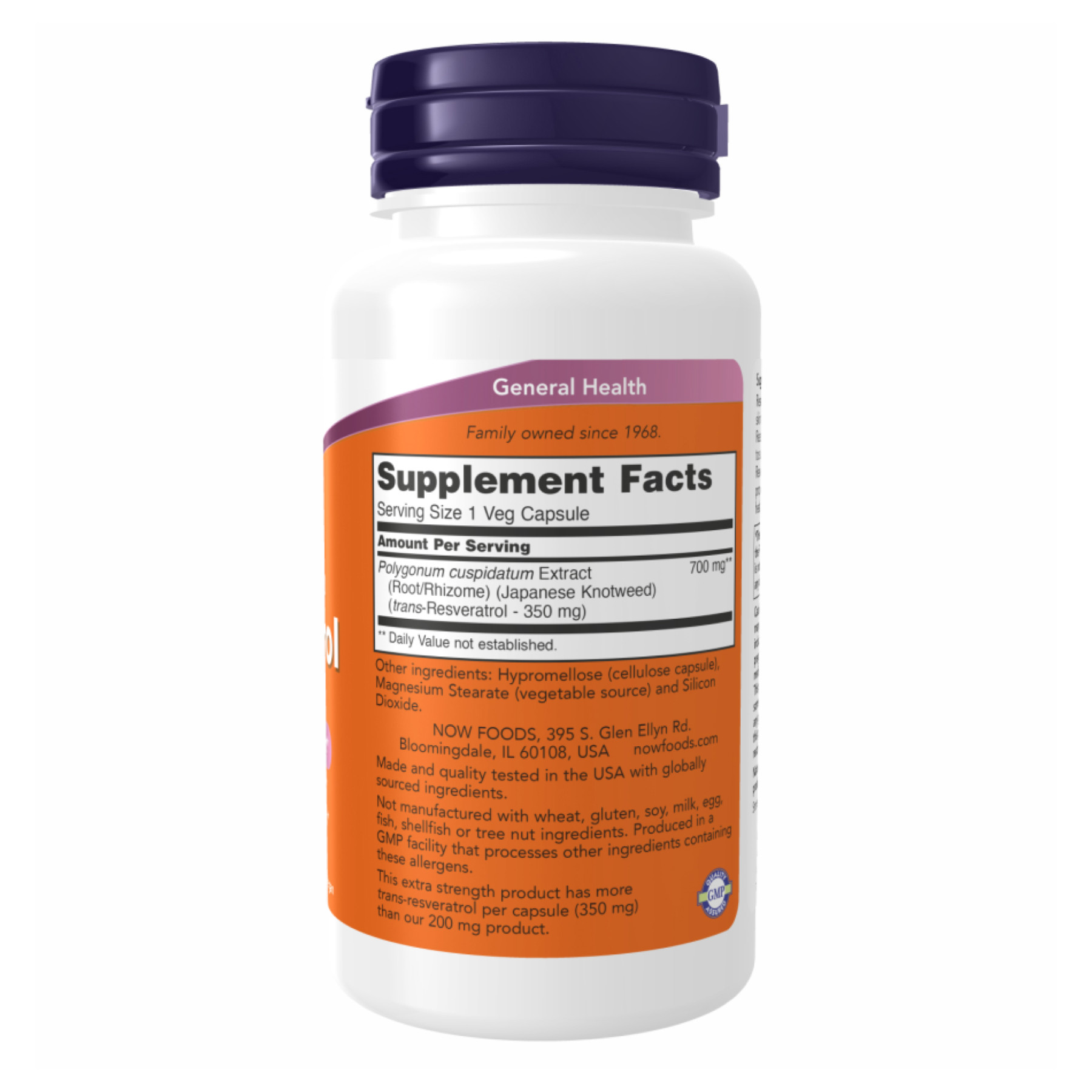 Софт гелеві капсули Resveratrol 350mg - 60 vcaps 2022-10-1402