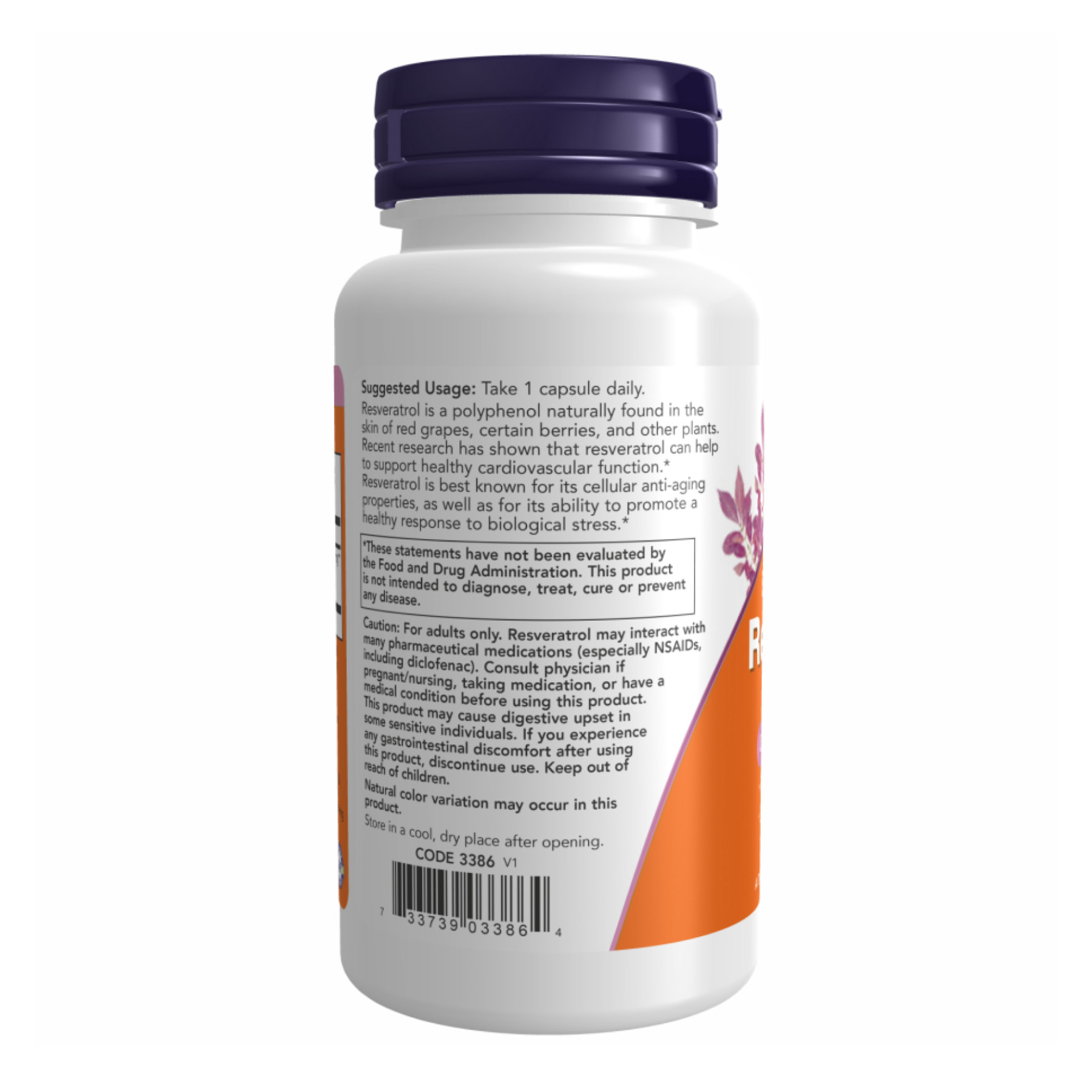 Софт гелеві капсули Resveratrol 350mg - 60 vcaps 2022-10-1402