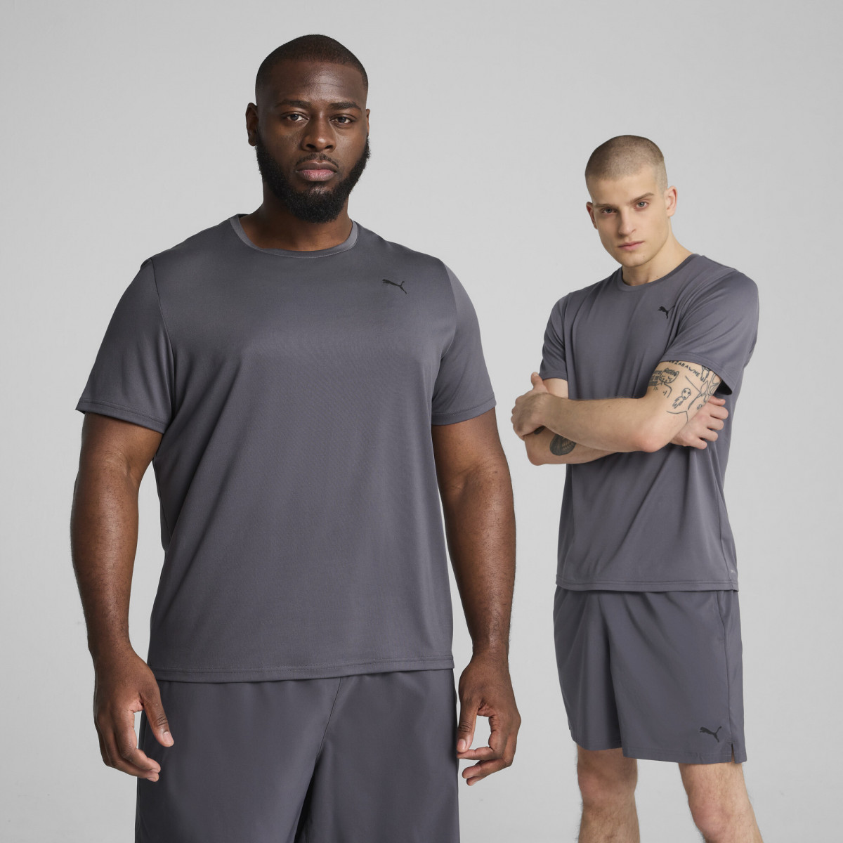 Футболка M TAD ESS SOLID CAT TEE LC 52590869 Puma L Сірий 52590869