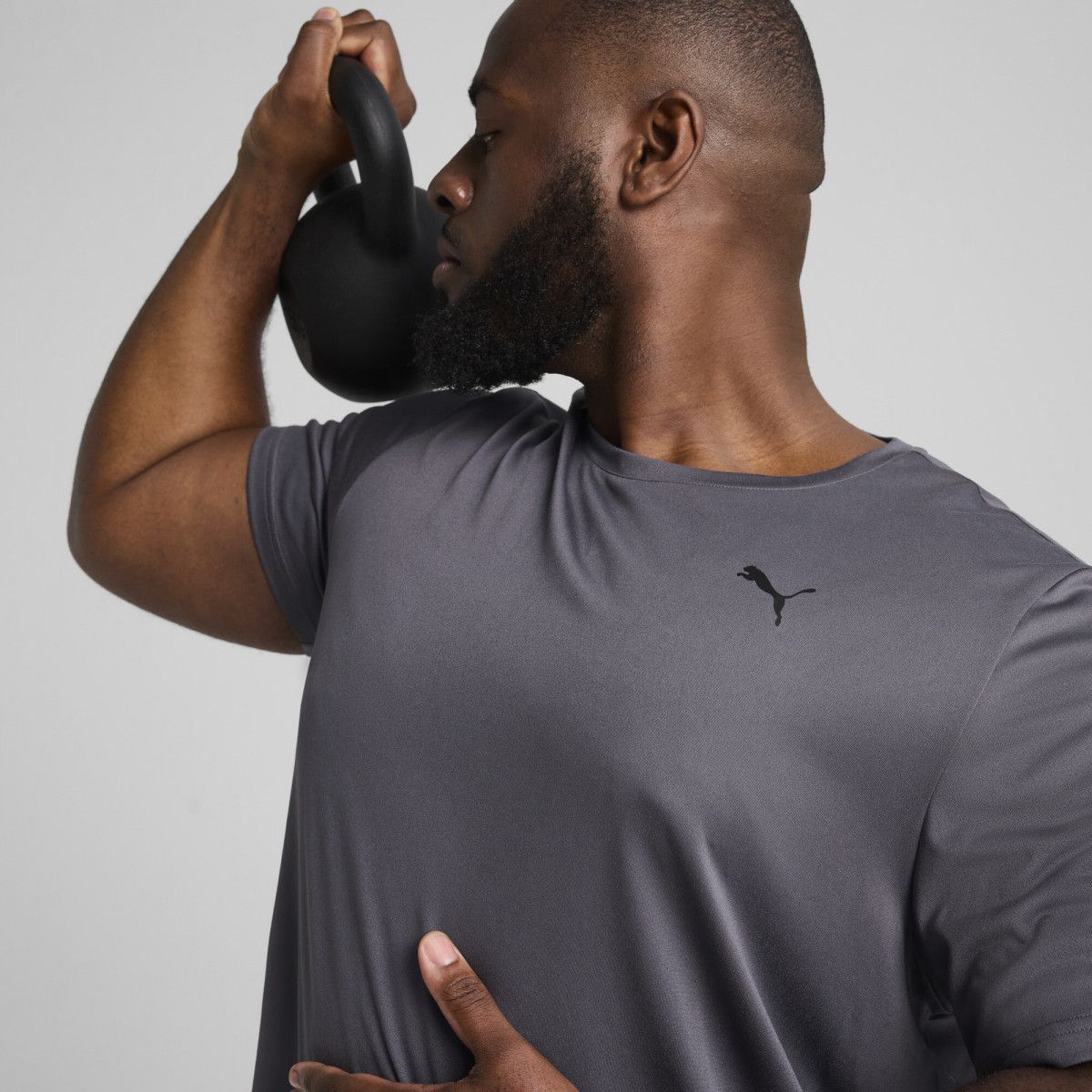 Футболка M TAD ESS SOLID CAT TEE LC 52590869 Puma L Сірий 52590869