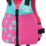 Жилетка для плавання Aqua Speed Safe Splash 61123 бірюзовий, рожевий Діт 15-19 кг 626-03